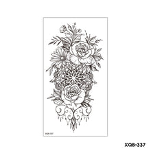 Load image into Gallery viewer, Creative Small Full Arm Totem Tattoo Sticker Fashion Lily Flowers Body Tattoo Sticker Animal Men Women Totem Tattoo Stickers
