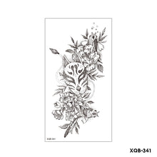 Load image into Gallery viewer, Creative Small Full Arm Totem Tattoo Sticker Fashion Lily Flowers Body Tattoo Sticker Animal Men Women Totem Tattoo Stickers
