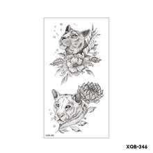 Load image into Gallery viewer, Creative Small Full Arm Totem Tattoo Sticker Fashion Lily Flowers Body Tattoo Sticker Animal Men Women Totem Tattoo Stickers
