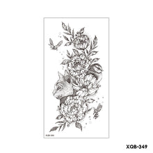 Load image into Gallery viewer, Creative Small Full Arm Totem Tattoo Sticker Fashion Lily Flowers Body Tattoo Sticker Animal Men Women Totem Tattoo Stickers
