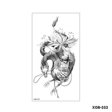 Load image into Gallery viewer, Creative Small Full Arm Totem Tattoo Sticker Fashion Lily Flowers Body Tattoo Sticker Animal Men Women Totem Tattoo Stickers
