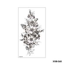 Load image into Gallery viewer, Creative Small Full Arm Totem Tattoo Sticker Fashion Lily Flowers Body Tattoo Sticker Animal Men Women Totem Tattoo Stickers
