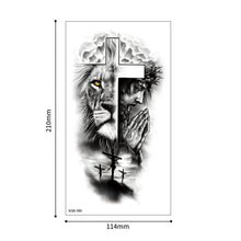 Load image into Gallery viewer, Creative Small Full Arm Totem Tattoo Sticker Fashion Lily Flowers Body Tattoo Sticker Mermaid Men Women Totem Tattoo Stickers
