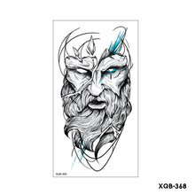 Load image into Gallery viewer, Creative Small Full Arm Totem Tattoo Sticker Fashion Lily Flowers Body Tattoo Sticker Mermaid Men Women Totem Tattoo Stickers
