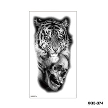 Load image into Gallery viewer, Creative Small Full Arm Totem Tattoo Sticker Fashion Lily Flowers Body Tattoo Sticker Mermaid Men Women Totem Tattoo Stickers
