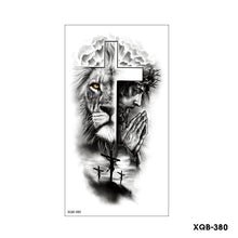 Load image into Gallery viewer, Creative Small Full Arm Totem Tattoo Sticker Fashion Lily Flowers Body Tattoo Sticker Mermaid Men Women Totem Tattoo Stickers
