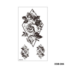 Load image into Gallery viewer, Creative Small Full Arm Totem Tattoo Sticker Fashion Lily Flowers Body Tattoo Sticker Mermaid Men Women Totem Tattoo Stickers
