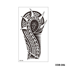 Load image into Gallery viewer, Creative Small Full Arm Totem Tattoo Sticker Fashion Lily Flowers Body Tattoo Sticker Mermaid Men Women Totem Tattoo Stickers
