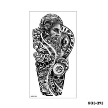 Load image into Gallery viewer, Creative Small Full Arm Totem Tattoo Sticker Fashion Lily Flowers Body Tattoo Sticker Mermaid Men Women Totem Tattoo Stickers
