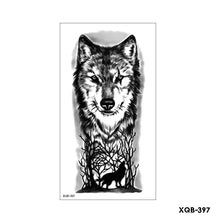 Load image into Gallery viewer, Creative Small Full Arm Totem Tattoo Sticker Fashion Lily Flowers Body Tattoo Sticker Mermaid Men Women Totem Tattoo Stickers
