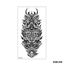 Load image into Gallery viewer, Creative Small Full Arm Totem Tattoo Sticker Fashion Lily Flowers Body Tattoo Sticker Mermaid Men Women Totem Tattoo Stickers
