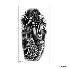 Load image into Gallery viewer, Creative Flower Half Arm Cool Tattoo Stickers Waterproof Fashion Lion Animal Tiger Men Women Female Snake Tattoo Stickers
