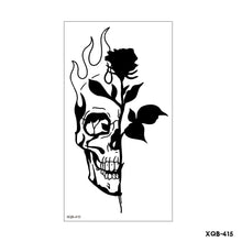 Load image into Gallery viewer, Creative Flower Half Arm Cool Tattoo Stickers Waterproof Fashion Lion Animal Tiger Men Women Female Snake Tattoo Stickers
