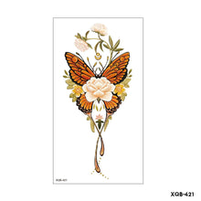 Load image into Gallery viewer, Creative Flower Half Arm Cool Tattoo Stickers Waterproof Fashion Lion Animal Tiger Men Women Female Snake Tattoo Stickers
