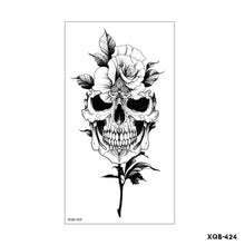 Load image into Gallery viewer, Creative Flower Half Arm Cool Tattoo Stickers Waterproof Fashion Lion Animal Tiger Men Women Female Snake Tattoo Stickers
