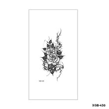 Load image into Gallery viewer, Creative Flower Half Arm Cool Tattoo Stickers Waterproof Fashion Lion Animal Tiger Men Women Female Snake Tattoo Stickers
