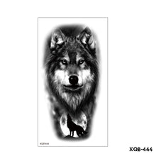 Load image into Gallery viewer, Creative Flower Half Arm Cool Tattoo Stickers Waterproof Fashion Lion Animal Tiger Men Women Female Snake Tattoo Stickers
