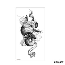 Load image into Gallery viewer, Creative Flower Half Arm Cool Tattoo Stickers Waterproof Fashion Lion Animal Tiger Men Women Female Snake Tattoo Stickers
