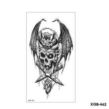 Load image into Gallery viewer, Creative Flower Half Arm Cool Tattoo Stickers Waterproof Fashion Lion Animal Tiger Men Women Female Snake Tattoo Stickers
