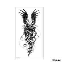 Load image into Gallery viewer, Creative Flower Half Arm Cool Tattoo Stickers Waterproof Fashion Lion Animal Tiger Men Women Female Snake Tattoo Stickers
