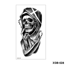 Load image into Gallery viewer, Creative Flower Half Arm Tattoo Stickers Waterproof Fashion Lion Animal Tiger Men Women Tattoo Sticker Snake Tattoo Stickers
