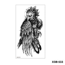 Load image into Gallery viewer, Creative Flower Half Arm Tattoo Stickers Waterproof Fashion Lion Animal Tiger Men Women Tattoo Sticker Snake Tattoo Stickers
