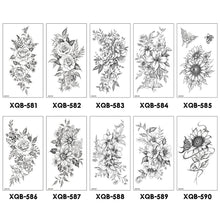Load image into Gallery viewer, Flower Arm Tattoo Stickers Half Arm Waterproof Fashion Animal Tiger Men Women Tattoo Sticker Snake Creative Tattoo Stickers
