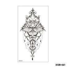Load image into Gallery viewer, Flower Arm Tattoo Stickers Half Arm Waterproof Fashion Animal Tiger Men Women Tattoo Sticker Snake Creative Tattoo Stickers
