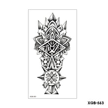 Load image into Gallery viewer, Flower Arm Tattoo Stickers Half Arm Waterproof Fashion Animal Tiger Men Women Tattoo Sticker Snake Creative Tattoo Stickers

