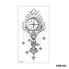 Load image into Gallery viewer, Flower Arm Tattoo Stickers Half Arm Waterproof Fashion Animal Tiger Men Women Tattoo Sticker Snake Creative Tattoo Stickers
