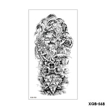 Load image into Gallery viewer, Flower Arm Tattoo Stickers Half Arm Waterproof Fashion Animal Tiger Men Women Tattoo Sticker Snake Creative Tattoo Stickers
