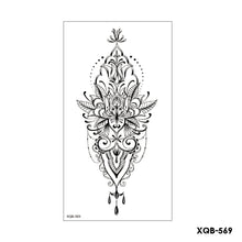 Load image into Gallery viewer, Flower Arm Tattoo Stickers Half Arm Waterproof Fashion Animal Tiger Men Women Tattoo Sticker Snake Creative Tattoo Stickers
