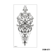 Load image into Gallery viewer, Flower Arm Tattoo Stickers Half Arm Waterproof Fashion Animal Tiger Men Women Tattoo Sticker Snake Creative Tattoo Stickers

