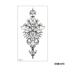 Load image into Gallery viewer, Flower Arm Tattoo Stickers Half Arm Waterproof Fashion Animal Tiger Men Women Tattoo Sticker Snake Creative Tattoo Stickers
