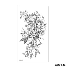 Load image into Gallery viewer, Flower Arm Tattoo Stickers Half Arm Waterproof Fashion Animal Tiger Men Women Tattoo Sticker Snake Creative Tattoo Stickers

