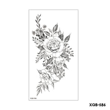 Load image into Gallery viewer, Flower Arm Tattoo Stickers Half Arm Waterproof Fashion Animal Tiger Men Women Tattoo Sticker Snake Creative Tattoo Stickers
