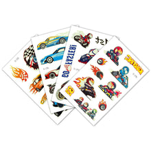 Load image into Gallery viewer, Waterproof Cool Racing Motorcycle Luminous Tattoo Stickers Glow Stickers Party Tattoo Stickers Men Women Tattoo Sticker
