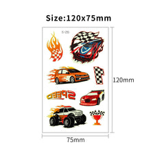 Load image into Gallery viewer, Waterproof Cool Racing Motorcycle Luminous Tattoo Stickers Glow Stickers Party Tattoo Stickers Men Women Tattoo Sticker
