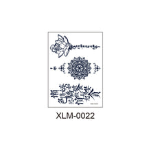 Load image into Gallery viewer, Gardenia Blue Show Juice Tattoo Stickers Men and Women Waterproof Lasting Waterproof Simulation Planting Tattoo Stickers
