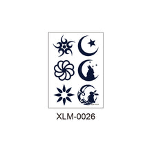 Load image into Gallery viewer, Gardenia Blue Show Juice Tattoo Stickers Men and Women Waterproof Lasting Waterproof Simulation Planting Tattoo Stickers
