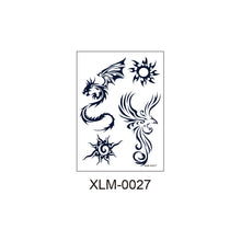 Load image into Gallery viewer, Gardenia Blue Show Juice Tattoo Stickers Men and Women Waterproof Lasting Waterproof Simulation Planting Tattoo Stickers

