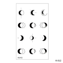 Load image into Gallery viewer, Creative Small Fresh Tattoo Stickers Black and White Animal Disposable Tattoo Stickers Dreamcatcher Arm Body Moon Tattoo Stickers
