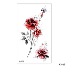 Load image into Gallery viewer, Creative Small Fresh Tattoo Stickers Black and White Animal Disposable Tattoo Stickers Dreamcatcher Arm Body Moon Tattoo Stickers
