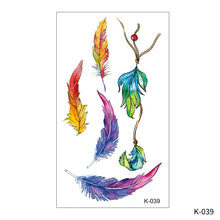 Load image into Gallery viewer, Creative Small Fresh Tattoo Stickers Black and White Animal Disposable Tattoo Stickers Dreamcatcher Arm Body Moon Tattoo Stickers

