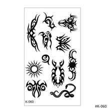 Load image into Gallery viewer, Creative Small Fresh Tattoo Stickers Black and White Color Disposable Tattoo Stickers Arm Body Butterfly Moon Tattoo Stickers
