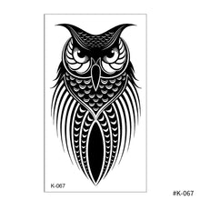 Load image into Gallery viewer, Creative Small Fresh Tattoo Stickers Black and White Color Disposable Tattoo Stickers Arm Body Butterfly Moon Tattoo Stickers
