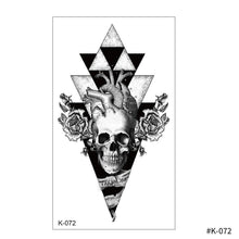Load image into Gallery viewer, Creative Small Fresh Tattoo Stickers Black and White Color Disposable Tattoo Stickers Arm Body Butterfly Moon Tattoo Stickers
