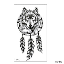 Load image into Gallery viewer, Creative Small Fresh Tattoo Stickers Black and White Color Disposable Tattoo Stickers Arm Body Butterfly Moon Tattoo Stickers
