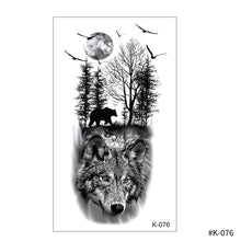 Load image into Gallery viewer, Creative Small Fresh Tattoo Stickers Black and White Color Disposable Tattoo Stickers Arm Body Butterfly Moon Tattoo Stickers
