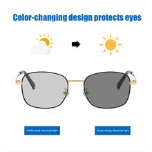 Load image into Gallery viewer, Fashion Retro Color Changing Glasses Metal Frame Sunglasses Fishing Night Vision Driving Sunglass For Men Women
